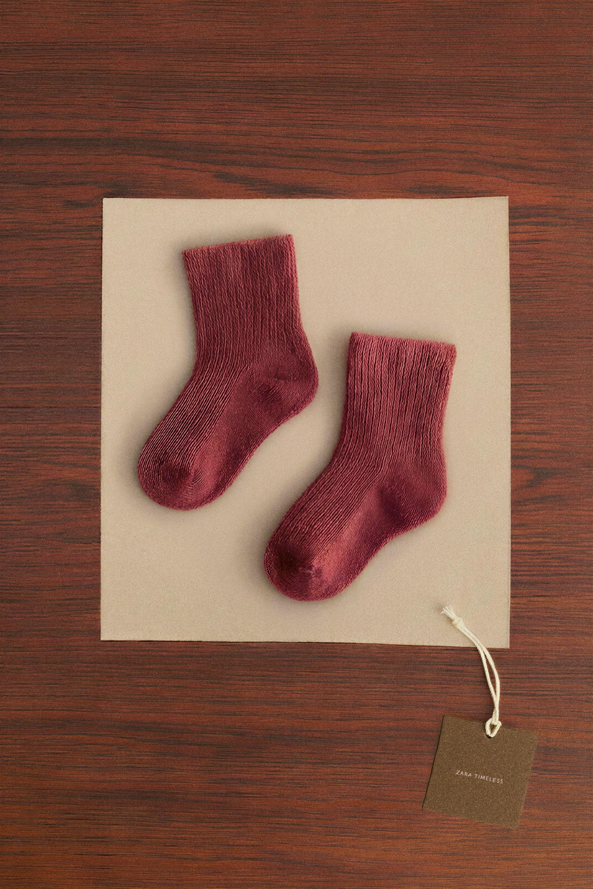 ZARA TIMELESS - CHAUSSETTES AVEC CACHEMIRE